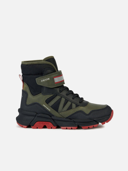 Geox Cizme de gleznă pentru băieți Geox Flexyper Plus kaki