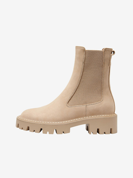 ONLY Cizme chelsea înalte bej pentru femei ONLY Betty