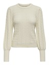 ONLY Pulover crem pentru femei ONLY Katia