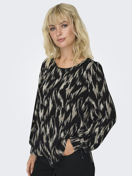 ONLY Bluză cu model pentru femei bej și negru ONLY Elite