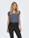 ONLY Tricou albastru de femei ONLY Silvery