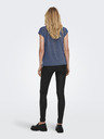 ONLY Tricou albastru de femei ONLY Silvery