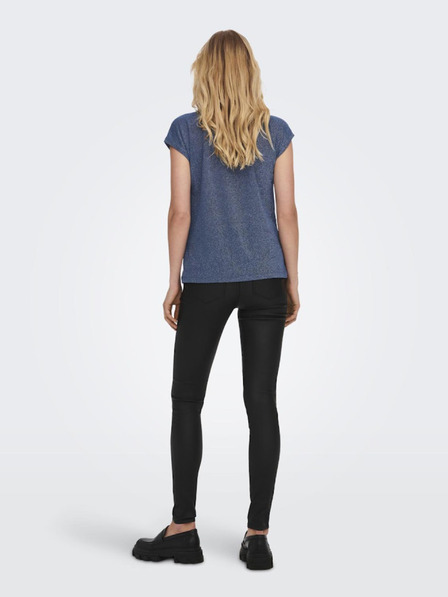 ONLY Tricou albastru de femei ONLY Silvery