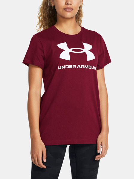 Under Armour Tricou pentru femei Under Armour UA Rival Logo SS-RED