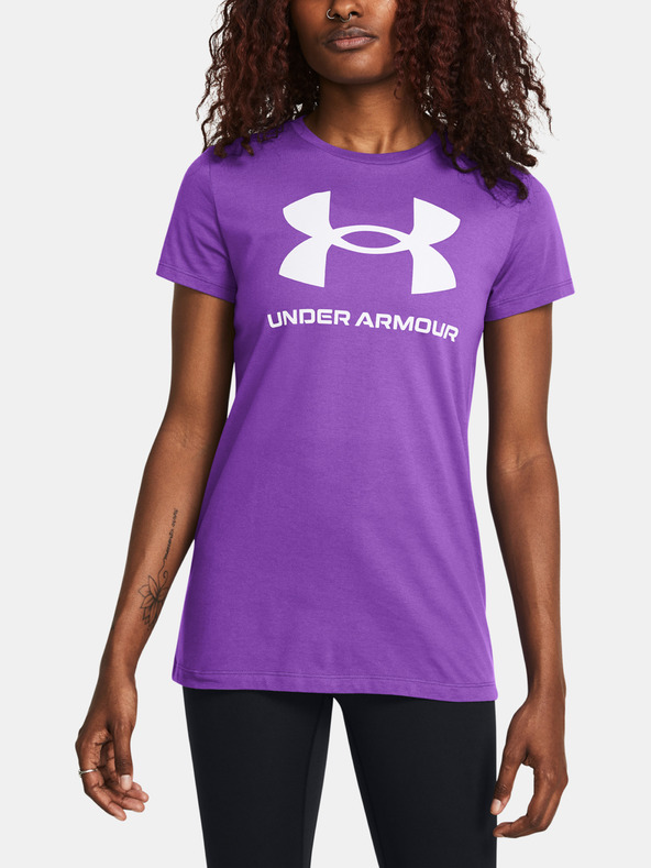 Under Armour Tricou pentru femei Under Armour UA Rival Logo SS-PPL