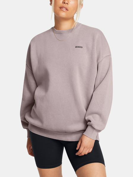 Under Armour Tricou pentru femei Under Armour UA Icon HWT Flc OS Crew-GRY