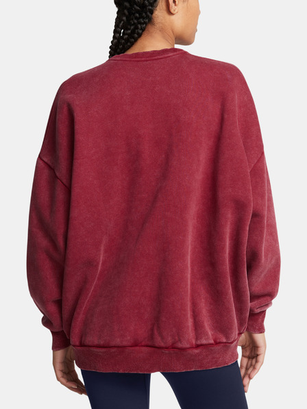 Under Armour Tricou pentru femei Under Armour UA Icon HWT Flc OS Crew-RED