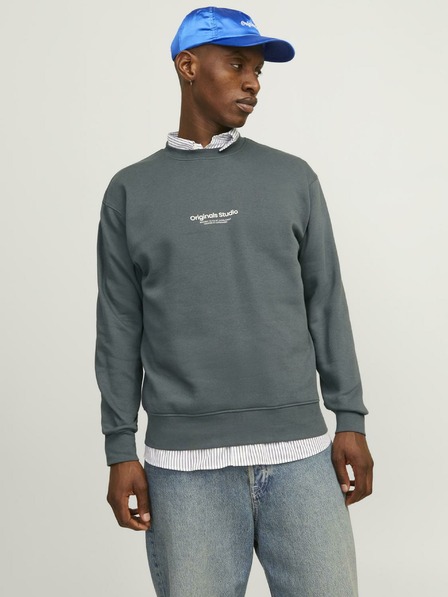Jack & Jones Hanorac gri pentru bărbați Jack & Jones