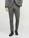 Jack & Jones Pantaloni de costum din amestec de lână gri închis pentru bărbați Jack & Jones Solaris