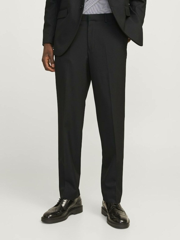 Jack & Jones Pantaloni de costum Jack & Jones Brush negri pentru bărbați