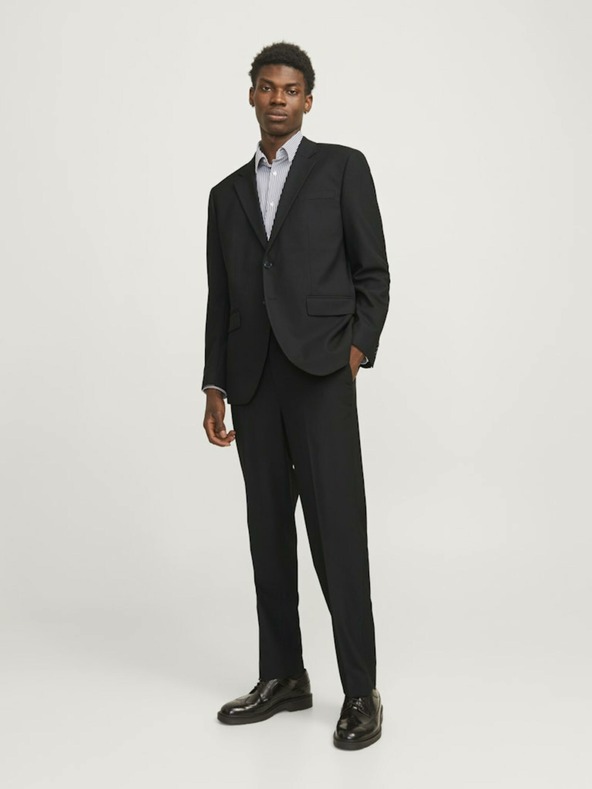 Jack & Jones Pantaloni de costum Jack & Jones Brush negri pentru bărbați