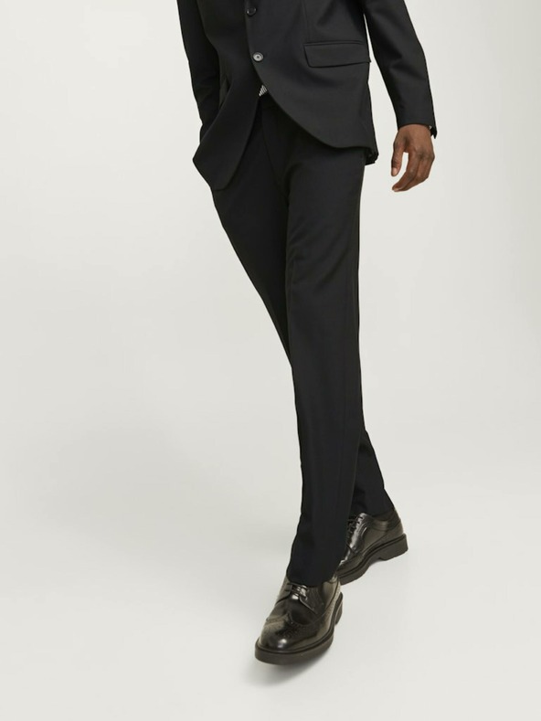 Jack & Jones Pantaloni de costum Jack & Jones Brush negri pentru bărbați
