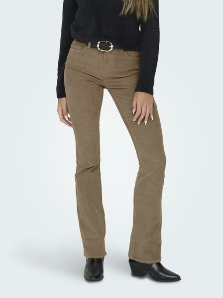 ONLY Pantaloni din catifea maro pentru femei ONLY Mary