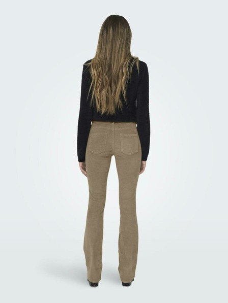 ONLY Pantaloni din catifea maro pentru femei ONLY Mary