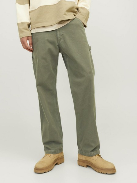 Jack & Jones Pantaloni bărbați Jack & Jones Eddie kaki