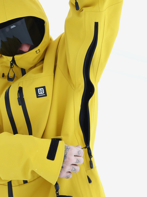 Horsefeathers Jachetă Terra 3-layer - sulphur Pălărie