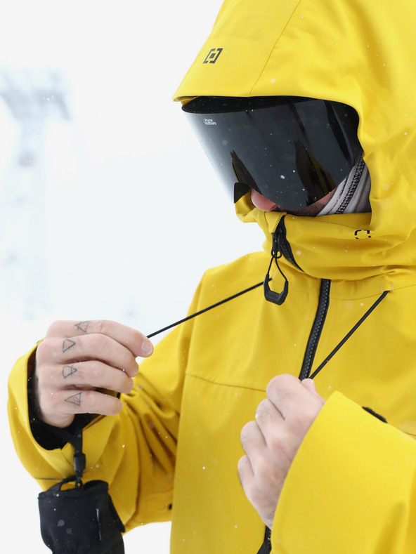 Horsefeathers Jachetă Terra 3-layer - sulphur Pălărie