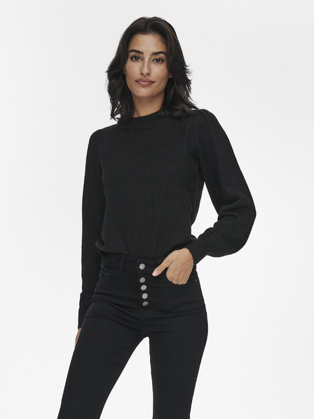Jacqueline de Yong Pulover negru JDY Rue Life