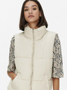 Jacqueline de Yong JDY New Erica Vestă matlasată crem, damă