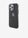 Karl Lagerfeld IML Ikonik MagSafe Back Cover pentru iPhone 15 Pro Max negru Karl Lagerfeld