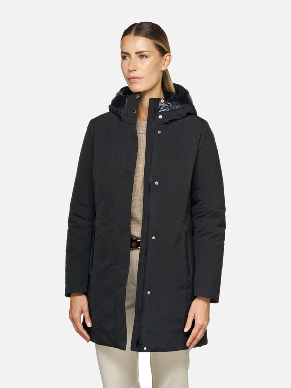 Geox Neagră pardesiu pentru femei Geox Spherica