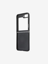 Guess Guess PC/TPU Glitter Flakes Metal Logo Back Cover pentru Samsung Galaxy Z Flip 5 Negru
