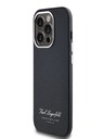 Karl Lagerfeld Copertă spate Grained PU Hotel RSG pentru iPhone 14 Pro negru Karl Lagerfeld