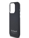 Karl Lagerfeld Copertă spate Grained PU Hotel RSG pentru iPhone 14 Pro negru Karl Lagerfeld