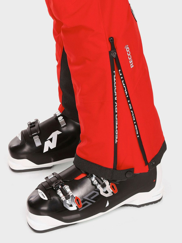 Kilpi Pantaloni de schi roșii pentru bărbați Kilpi METHONE