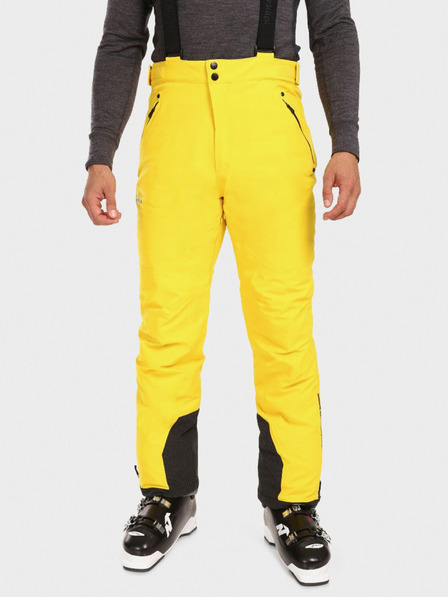 Kilpi Pantaloni de schi galbeni pentru bărbați Kilpi METHONE