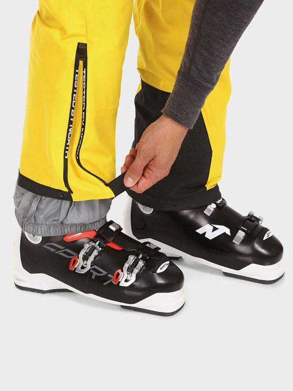 Kilpi Pantaloni de schi galbeni pentru bărbați Kilpi METHONE