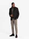 Ombre Clothing Jachetă structurată elegantă tricotată pentru bărbați Ombre Clothing