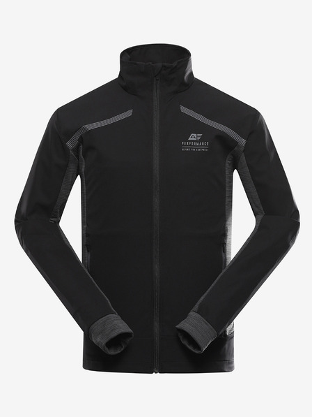ALPINE PRO Jachetă softshell pentru bărbați cu membrană ALPINE PRO UKEB negru