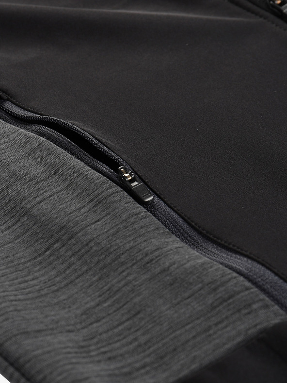 ALPINE PRO Jachetă softshell pentru bărbați cu membrană ALPINE PRO UKEB negru