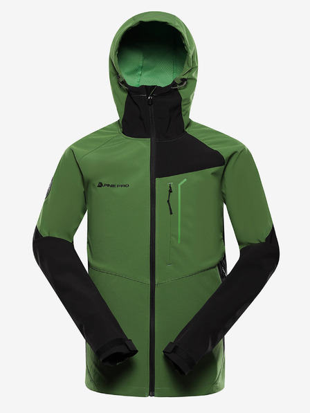 ALPINE PRO Jachetă softshell pentru bărbați cu membrană ALPINE PRO ESPRIT treetop