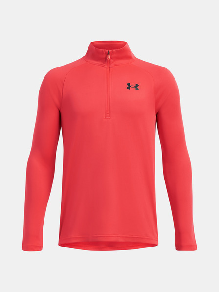 Under Armour Tricou pentru băieți Under Armour UA Tech 2.0 1/2 Zip-RED