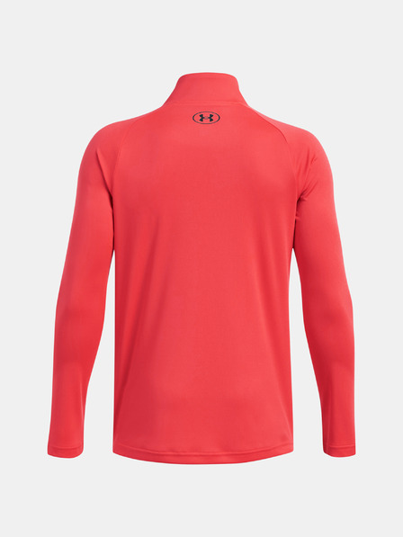 Under Armour Tricou pentru băieți Under Armour UA Tech 2.0 1/2 Zip-RED