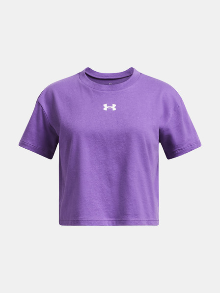 Under Armour Tricou pentru fete Under Armour UA CROP SPORTSTYLE LOGO SS-PPL