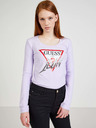 Guess Cămașă Guess violet deschis cu imprimeu, pentru femei