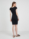 Guess Rochie fără mâneci cu nervuri, neagră, pentru femei Guess Charlotte