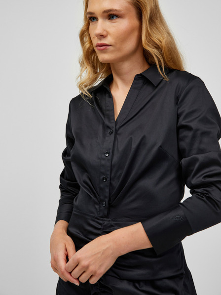 Guess Rochie cămașă neagră Guess Dominique