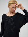 Guess Pulover ușor negru pentru femei Guess Carole