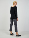 Guess Pulover ușor negru pentru femei Guess Carole