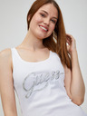 Guess Tricou fără mâneci Guess Hegle alb pentru femei
