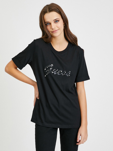 Guess Tricou negru pentru femei Guess Nichita