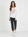 Guess Tricou alb cu mânecă lungă pentru femei Guess Icon