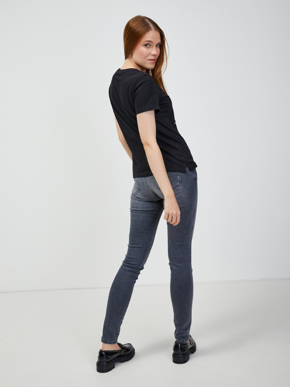 Guess Tricou negru Guess pentru femei