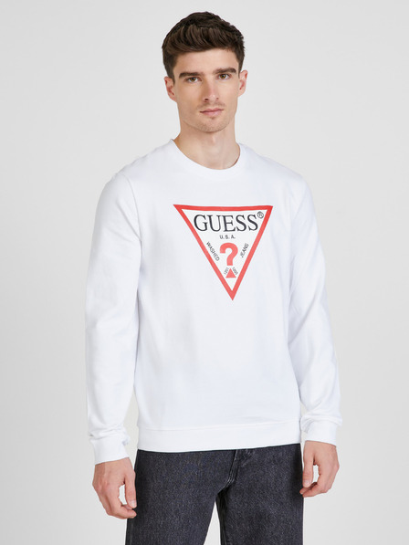 Guess Hanorac alb Guess pentru bărbați