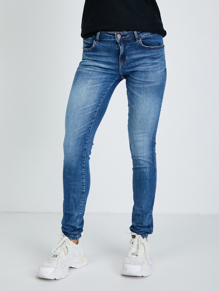 Guess Blugi slim fit albaștri Guess Curve X pentru femei