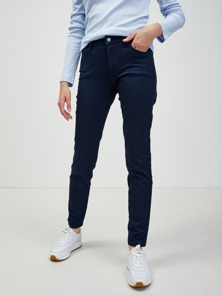 Guess Blugi slim fit albastru închis pentru femei Guess